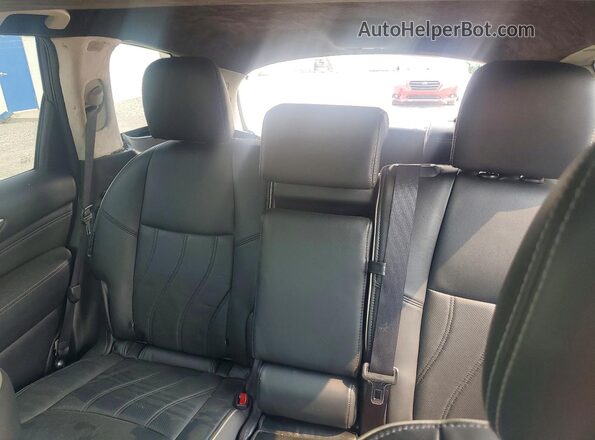 5N1DL0MM1LC501807 2020 INFINITI QX60 Black Հետևի նստատեղերի տեսք
