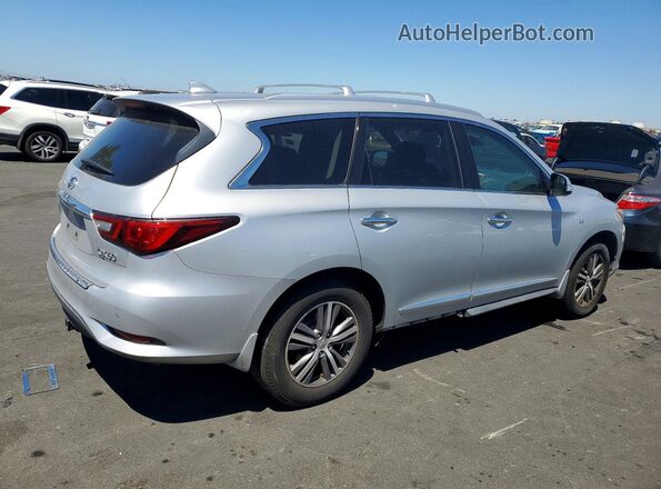 5N1DL0MM1LC525833 2020 INFINITI QX60 Silver Հետևի աջ