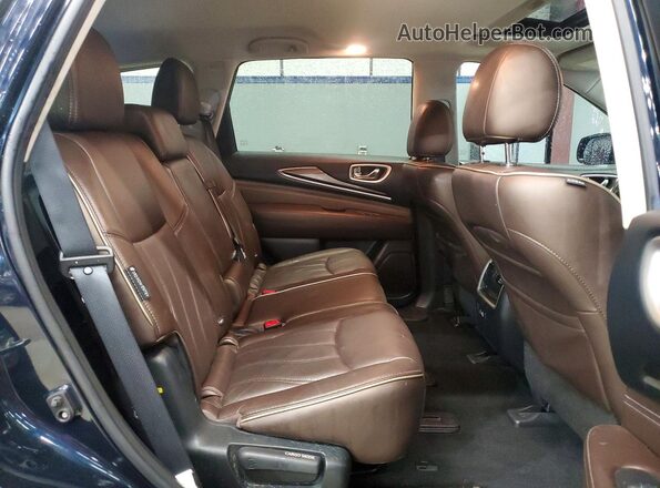 5N1DL0MM1LC528702 2020 INFINITI QX60 Blue Widok wnętrza z tyłu