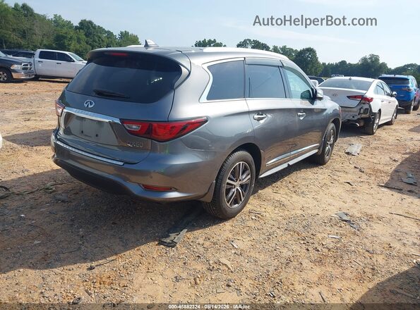 5N1DL0MM2HC545516 2017 INFINITI QX60 Gray Задня права чверть