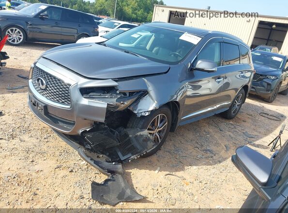 5N1DL0MM2HC545516 2017 INFINITI QX60 Gray Передня ліва чверть