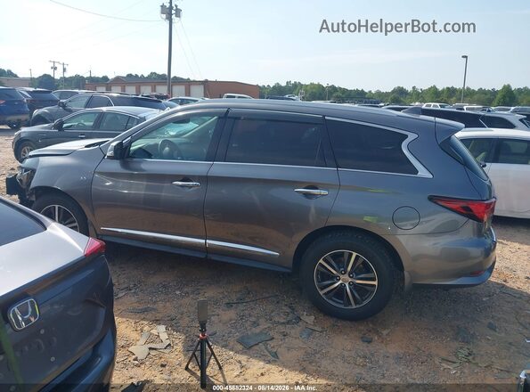 5N1DL0MM2HC545516 2017 INFINITI QX60 Gray Панорамний вид салону 360°