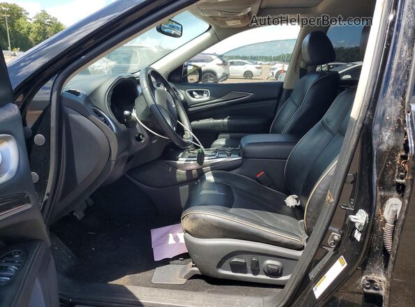 5N1DL0MM2JC511940 2018 INFINITI QX60 Черный Вид салона спереди