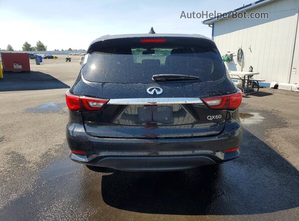 5N1DL0MM2KC511535 2019 INFINITI QX60 Black Widok z tyłu