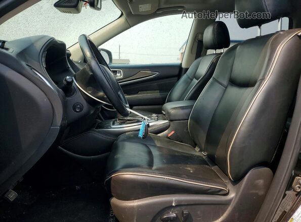 5N1DL0MM2KC511535 2019 INFINITI QX60 Black Widok wnętrza z przodu