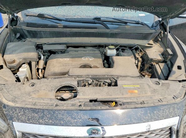 5N1DL0MM2KC511535 2019 INFINITI QX60 Black Widok komory silnika