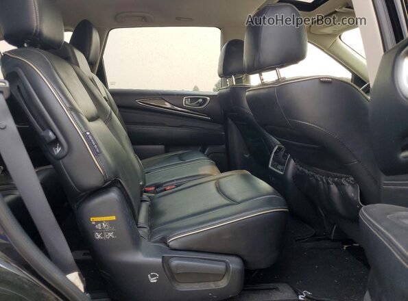 5N1DL0MM2KC511535 2019 INFINITI QX60 Black Widok wnętrza z tyłu