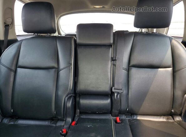 5N1DL0MM2KC511535 2019 INFINITI QX60 Black Widok tylnych siedzeń
