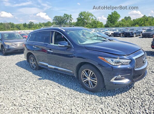 5N1DL0MM2LC512055 2020 INFINITI QX60 Blue Przód prawy