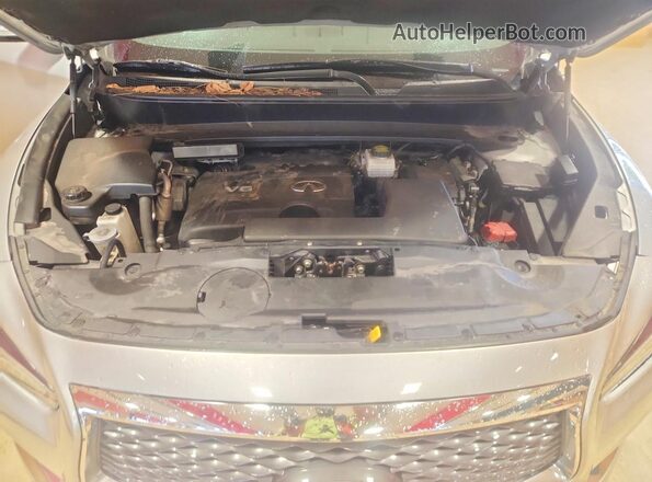 5N1DL0MM2LC526117 2020 INFINITI QX60 Silver Vista del compartimento del motor