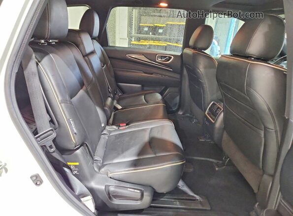 5N1DL0MM2LC527512 2020 INFINITI QX60 White Հետևի նստատեղերի տեսք