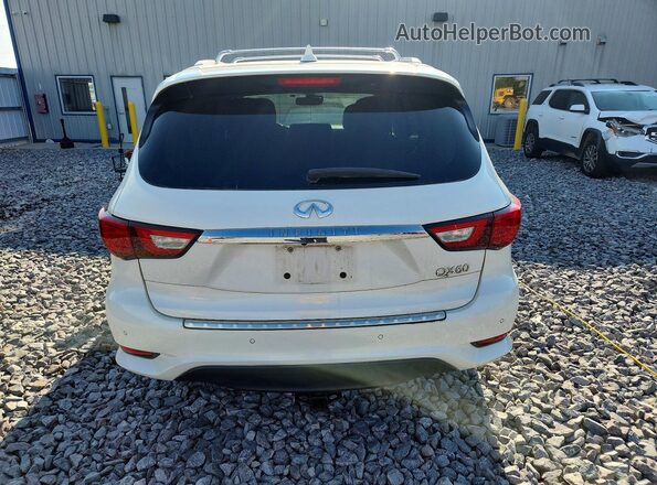5N1DL0MM3HC515361 2017 INFINITI QX60 White უკანა ხედი
