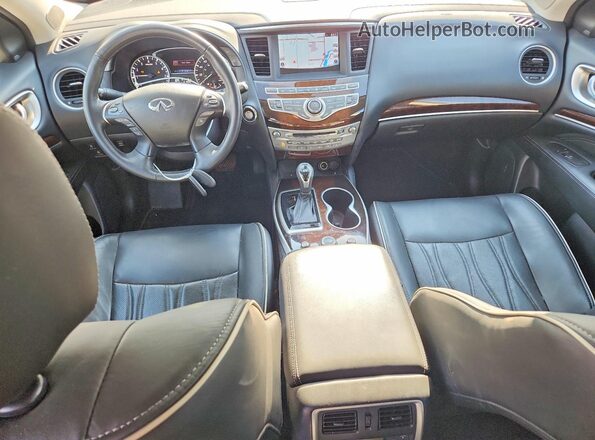 5N1DL0MM3HC515361 2017 INFINITI QX60 White წინა პანელის ხედი