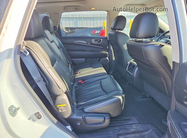 5N1DL0MM3HC515361 2017 INFINITI QX60 White უკანა სალონის ხედი