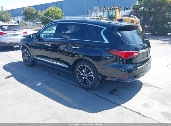 5N1DL0MM3HC521628 2017 INFINITI QX60 Черный Задняя левая четверть