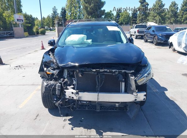 5N1DL0MM3HC521628 2017 INFINITI QX60 Черный Вид задней части салона