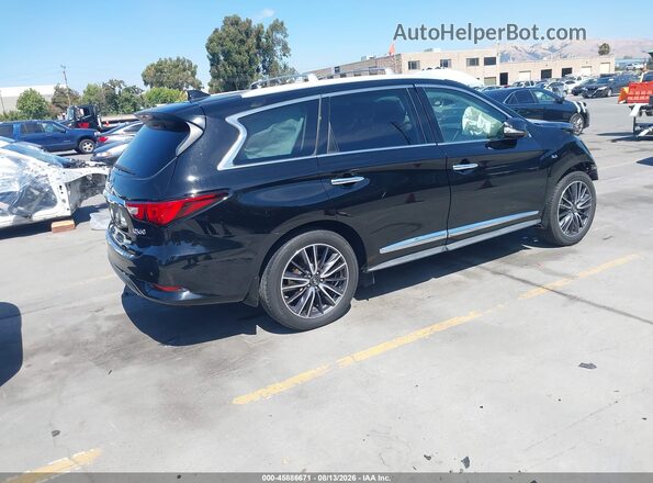 5N1DL0MM3HC521628 2017 INFINITI QX60 Черный Задняя правая четверть