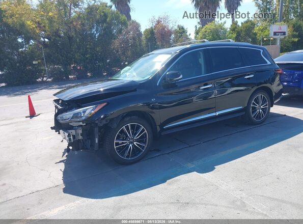 5N1DL0MM3HC521628 2017 INFINITI QX60 Черный Передняя левая четверть