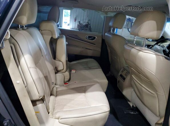 5N1DL0MM3HC556251 2017 INFINITI QX60 Blue Rear interior view