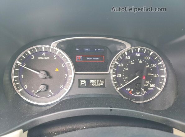 5N1DL0MM3JC509159 2018 INFINITI QX60 Черный Вид щитка приборов