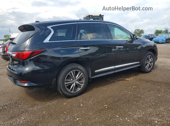 5N1DL0MM3JC509159 2018 INFINITI QX60 Черный Задняя правая четверть