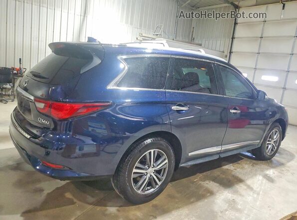 5N1DL0MM3JC522784 2018 INFINITI QX60 Blue Հետևի աջ