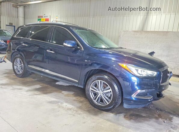 5N1DL0MM3JC522784 2018 INFINITI QX60 Blue Առջևի աջ