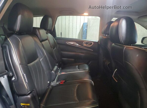 5N1DL0MM3JC522784 2018 INFINITI QX60 Blue Սալոնի հետևի տեսք