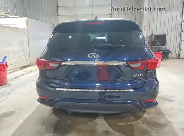 5N1DL0MM3JC522784 2018 INFINITI QX60 Blue Հետևի տեսք