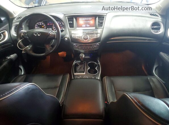 5N1DL0MM3JC522784 2018 INFINITI QX60 Blue Առջևի վահանակի տեսք