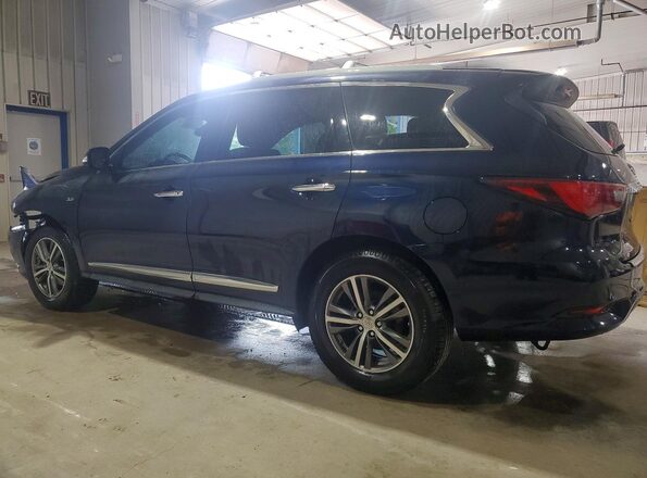 5N1DL0MM3JC522784 2018 INFINITI QX60 Blue Հետևի ձախ