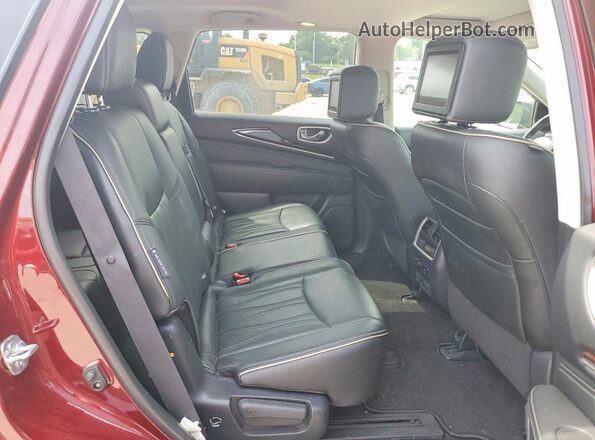 5N1DL0MM3KC502486 2019 INFINITI QX60 Бордовый Вид задней части салона