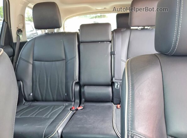 5N1DL0MM3KC502486 2019 INFINITI QX60 Бордовый Вид задних сидений