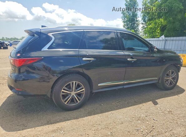 5N1DL0MM3KC505212 2019 INFINITI QX60 Black Rear right