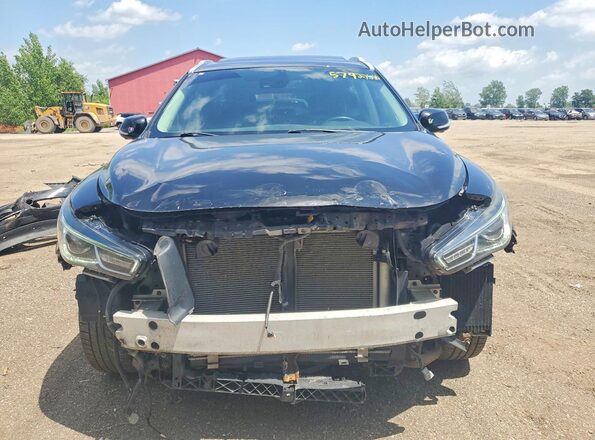 5N1DL0MM3KC505212 2019 INFINITI QX60 Black Front view