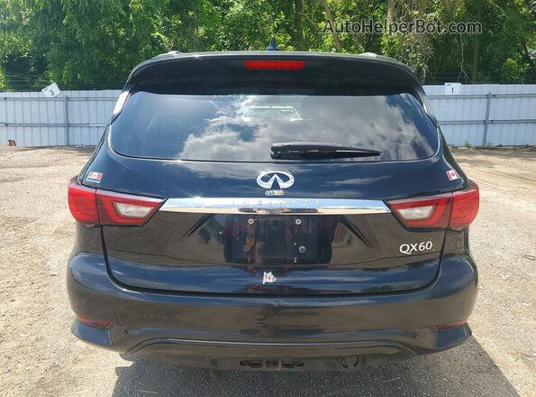 5N1DL0MM3KC505212 2019 INFINITI QX60 Black Rear view