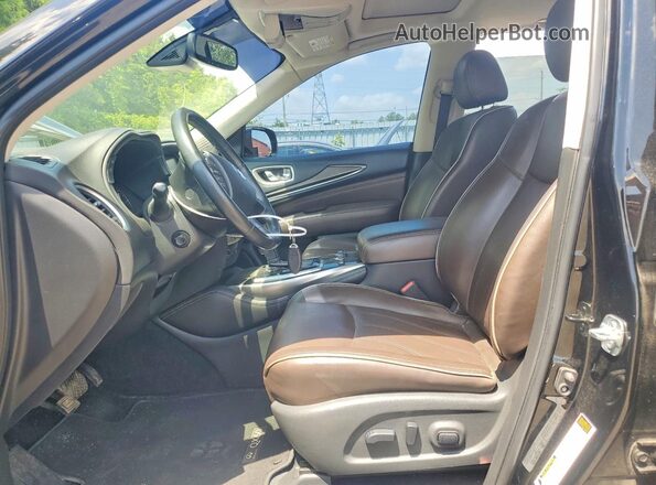 5N1DL0MM3KC505212 2019 INFINITI QX60 Black Front interior view