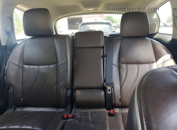 5N1DL0MM3KC505212 2019 INFINITI QX60 Black Rear seats view