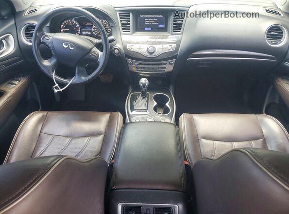 5N1DL0MM3KC505212 2019 INFINITI QX60 Black Dashboard view