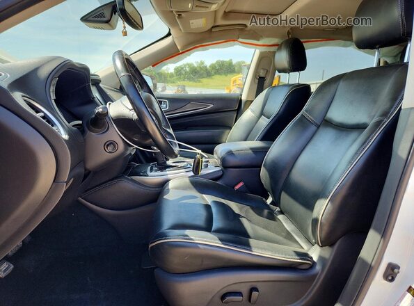 5N1DL0MM3KC525833 2019 INFINITI QX60 White Widok wnętrza z przodu