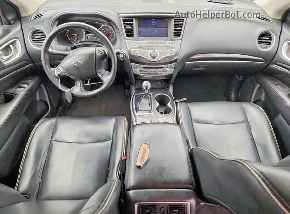 5N1DL0MM3KC565829 2019 INFINITI QX60 Black Вид панелі приладів