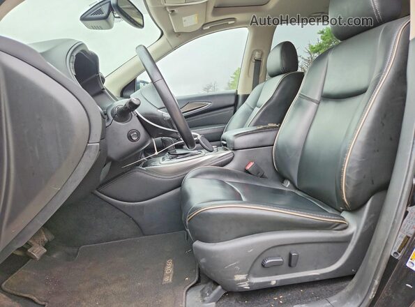 5N1DL0MM3KC565829 2019 INFINITI QX60 Black Вид салону спереду