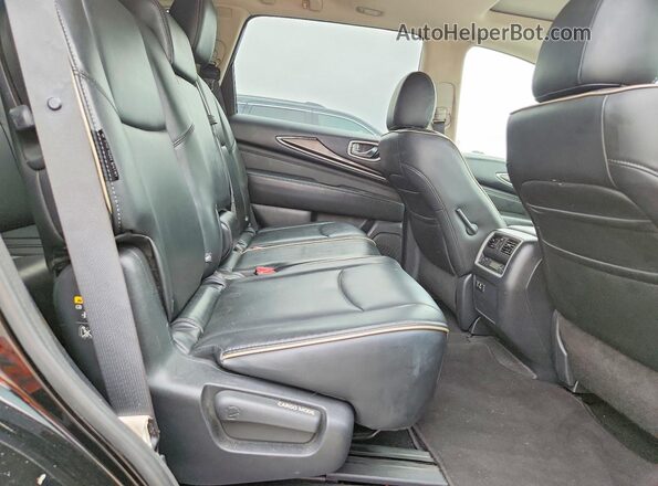 5N1DL0MM3KC565829 2019 INFINITI QX60 Black Вид задньої частини салону
