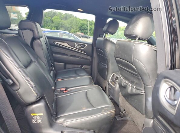 5N1DL0MM3LC531536 2020 INFINITI QX60 Black Սալոնի հետևի տեսք