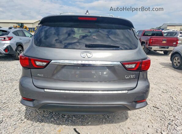 5N1DL0MM3LC545257 2020 INFINITI QX60 Gray Հետևի տեսք