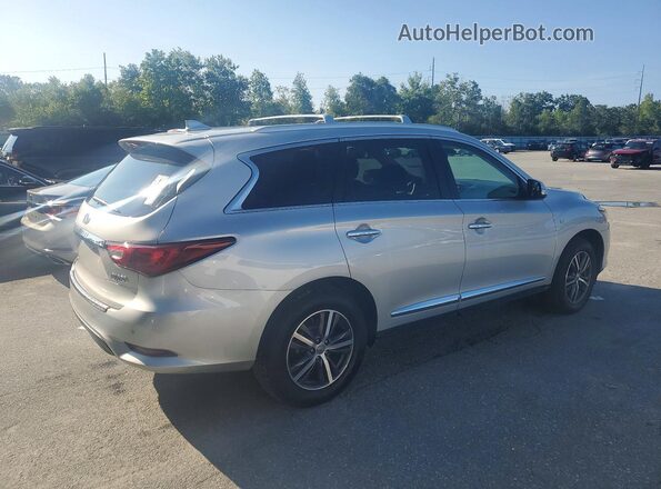 5N1DL0MM4HC522352 2017 INFINITI QX60 Silver Tył prawy