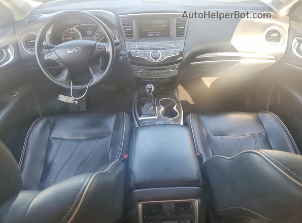 5N1DL0MM4HC522352 2017 INFINITI QX60 Silver Widok deski rozdzielczej