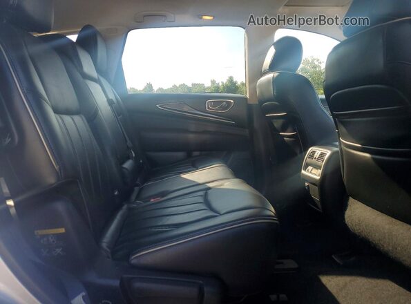 5N1DL0MM4HC522352 2017 INFINITI QX60 Silver Widok wnętrza z tyłu