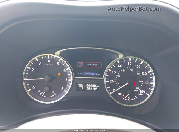 5N1DL0MM4HC542794 2017 INFINITI QX60 Silver Հետևի նստատեղերի տեսք