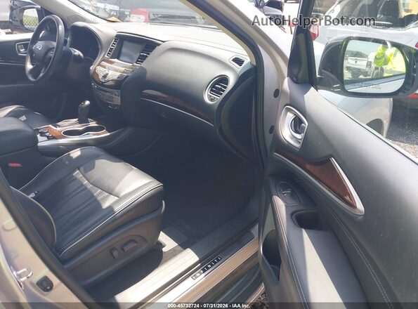 5N1DL0MM4HC542794 2017 INFINITI QX60 Silver Սալոնի դիմացի տեսք